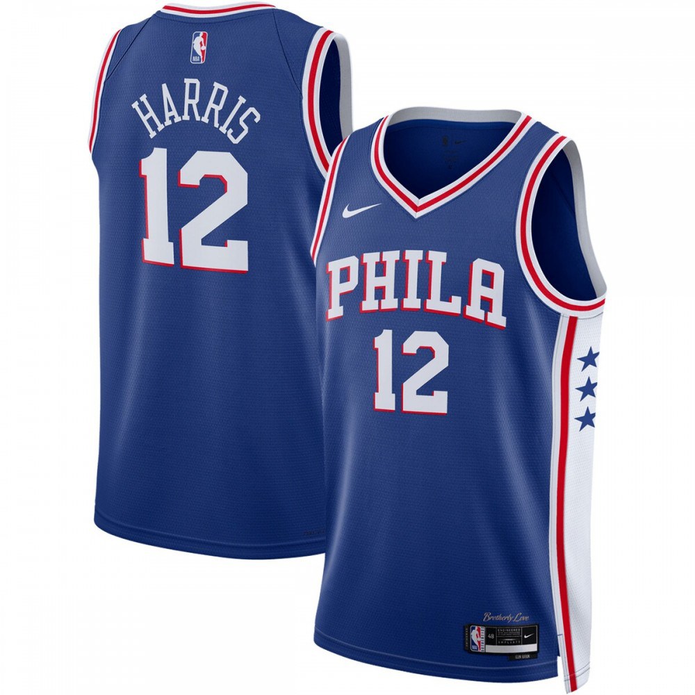 Tobias Harris Philadelphia 76ers Unisex 2022/23 Swingman Jersey - Icon Edition - Royal-Pro Kit Vault | Brand New 26/27 Sports Jerseys